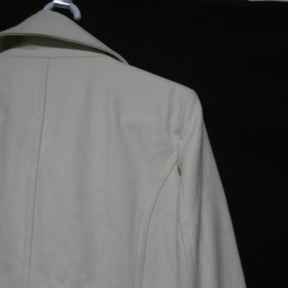 ESPRIT | large | Ivory Pea Coat | Dry Clean Only - Picture 12 of 15